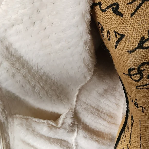 Calvin Klein Cream Fleece Jacket - Picture 6 of 7